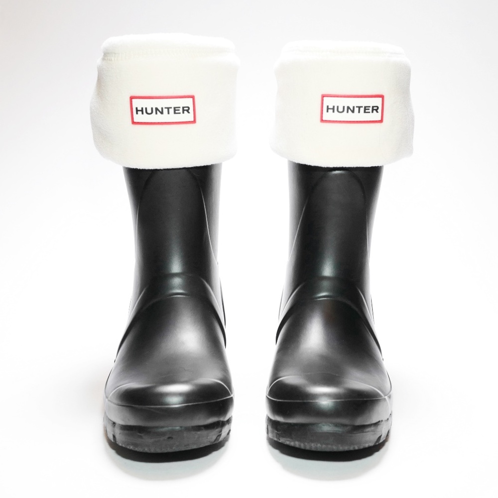 Hunter Rain Boots & Hunter Fleece Socks Size 35/36